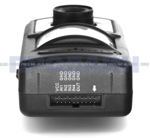 GSM MMS видеокамера Стриж Black вид изнутри, разъем для дополнительных подкобчений