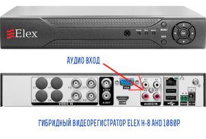 Видеорегистратор Elex H-8 Middle AHD 1080P