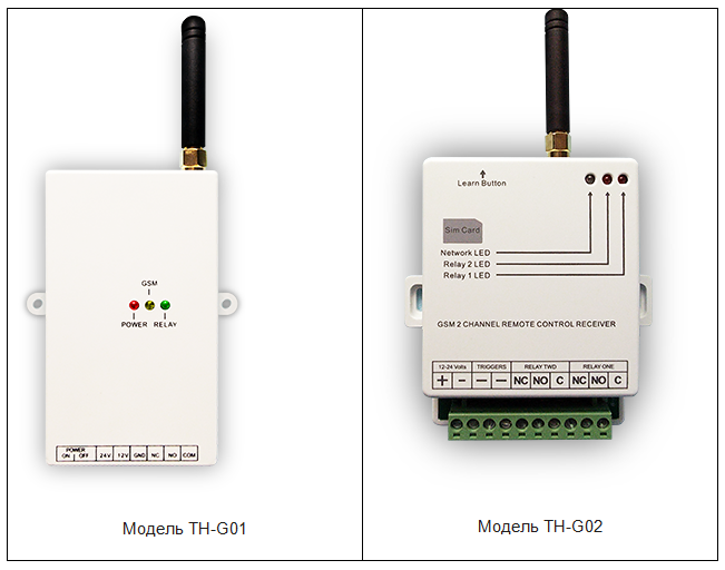 Две модели GSM-модулей компании ООО «Тор-Хаус» 